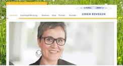 Desktop Screenshot of leben-bewegen.ch
